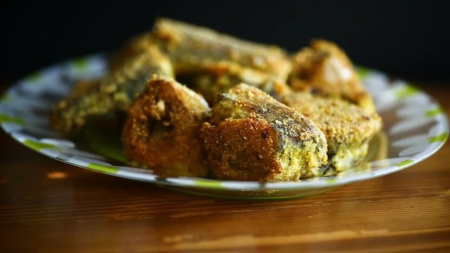 fried fish fillet in batter
