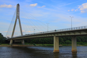 Most Świętokrzyski na Wiśle w Warszawie (stan na 2018 rok)
