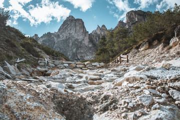 Mountains Lakes and Nature in the Dolomites, Italy