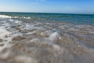 Sea beach and blue sky