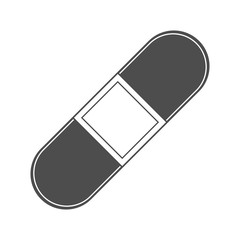 Court plaster. Vector icon.