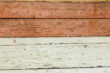 Colored wooden plank panel horizontal background