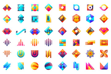 Modern Minimal Vector Logo for banner