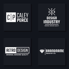 Minimal Vector Logo for banner