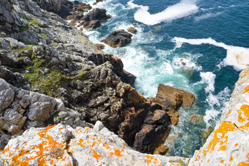 Pointe de Pen-Hir sur la presqu'île de Crozon en Bretagne