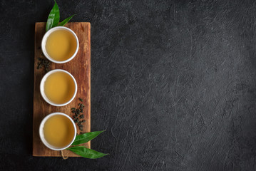 Obraz na płótnie Canvas Green oolong tea