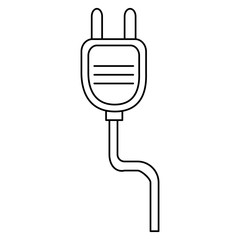 energy plug isolated icon vector illustration design