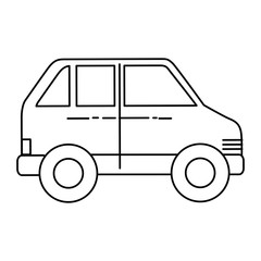 car sedan isolated icon vector illustration design