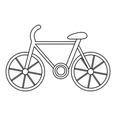 bicycle ecology transport icon vector illustration design