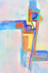 abstract modern unique art handpainted background for poster, ad, art design