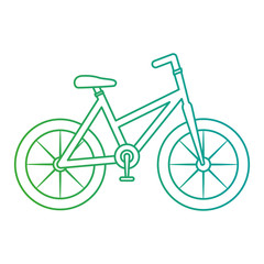 bicycle ecology transport icon vector illustration design