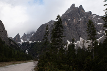 Mountains Lakes and Nature in the Dolomites, Italy