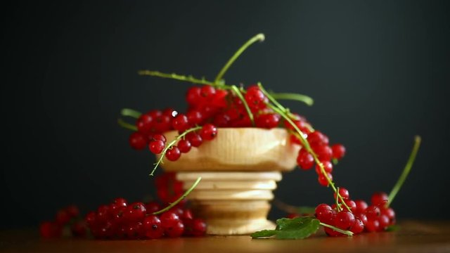 ripe berries red currants