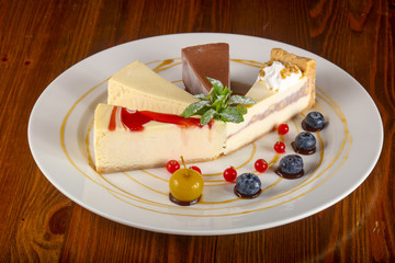 Cheesecake assortment