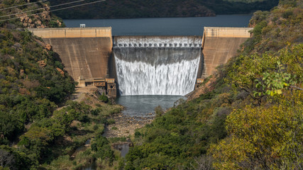 Blyde River canyon dam in South Africa.