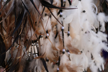 traditional latino american feather decoration