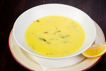Georgian soup chihirtma