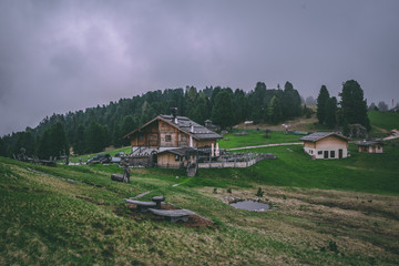 Nature and Mountains in the Dolomites, Italy