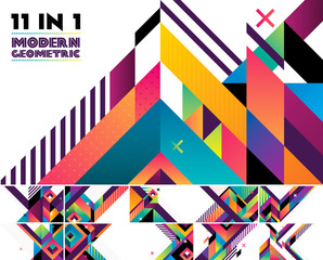 Modern geometric abstract background