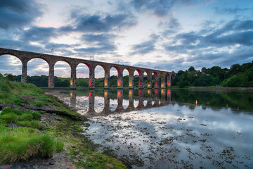 Dusk at Berwick on Tweed