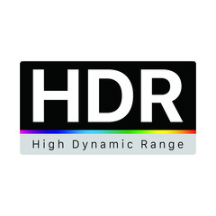 HDR - High Dynamic Range Symbol - 212377042