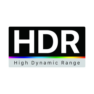HDR - High Dynamic Range Symbol