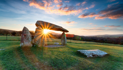Sunset at Pentre Ifan