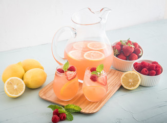 pink berry lemonade