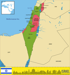 Israel map