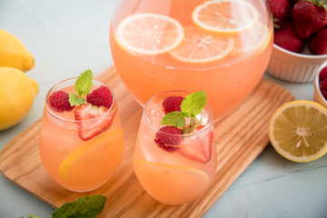 pink berry lemonade