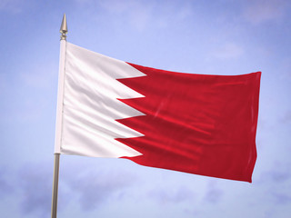 Naklejka na ściany i meble Flag of Bahrain