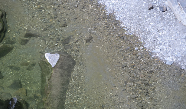 Herz im Fluss