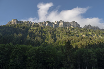 Fototapeta na wymiar Panorama, Kemmeriboden-Bad