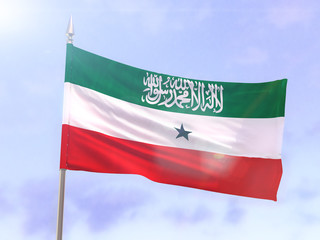Flag of Somaliland with sun flare