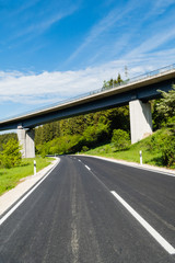 Landstraße Brücke Schwarzwald