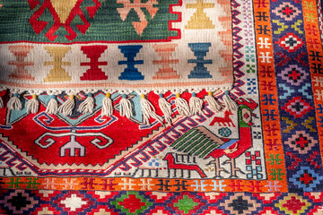Animals on on the rug