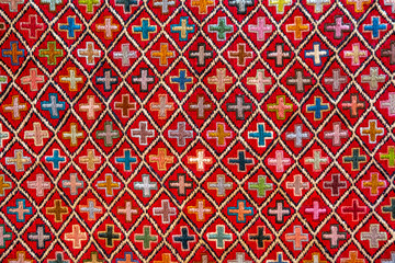 Cros patern rug 