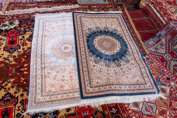 Rugs selection on display