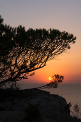 Sunset in Purtas del Cielo, Ibiza, Islas Baleares, Spain