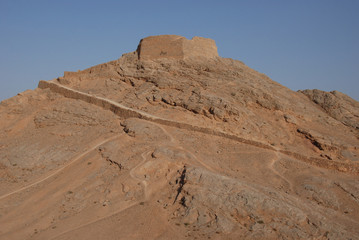 Fototapeta na wymiar Tower of silence near Yazd, Iran