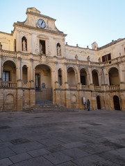 Fototapeta premium Cathedral square in Lecce - The Bishop's Palace
