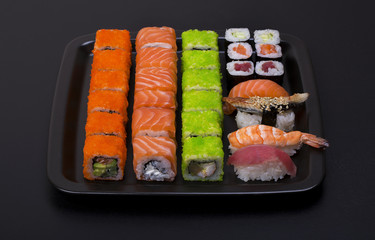 Japanese sushi rolls