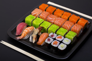 Japanese sushi rolls