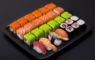 Japanese sushi rolls