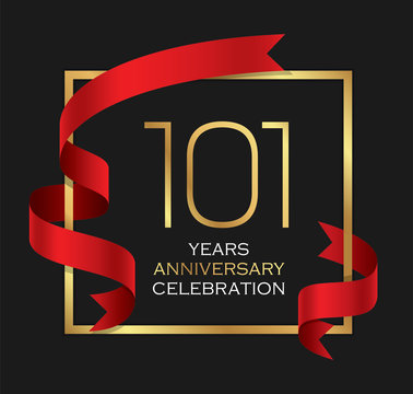 101st years anniversary celebration background