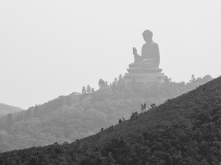 Giant Buddha statue in Hong Kong