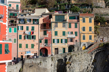 Riomaggiore village view, Italy