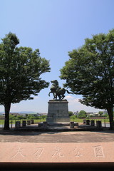 菊池武光像（大刀洗町）