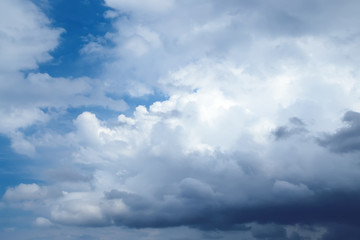 Dramatic Cloudscape Area with the Light in the centre