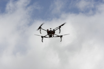 Fototapeta na wymiar Long endurance drone prototype for surveillance and rescue
